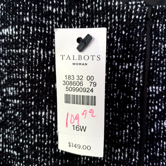 NWT!! Talbots Black dress - Picture 3 of 6